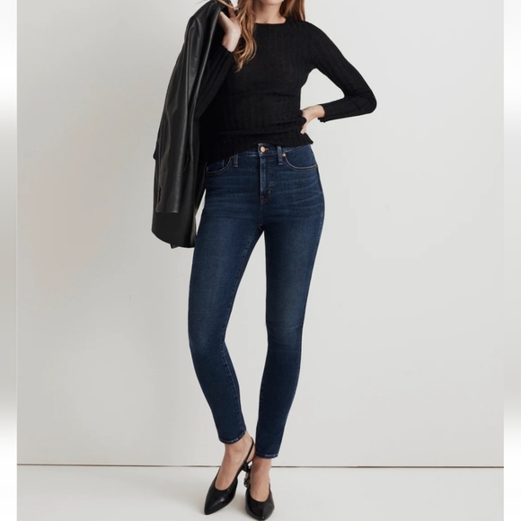 Madewell 10" High-Rise Skinny Jeans Size 25 - Picture 2 of 15